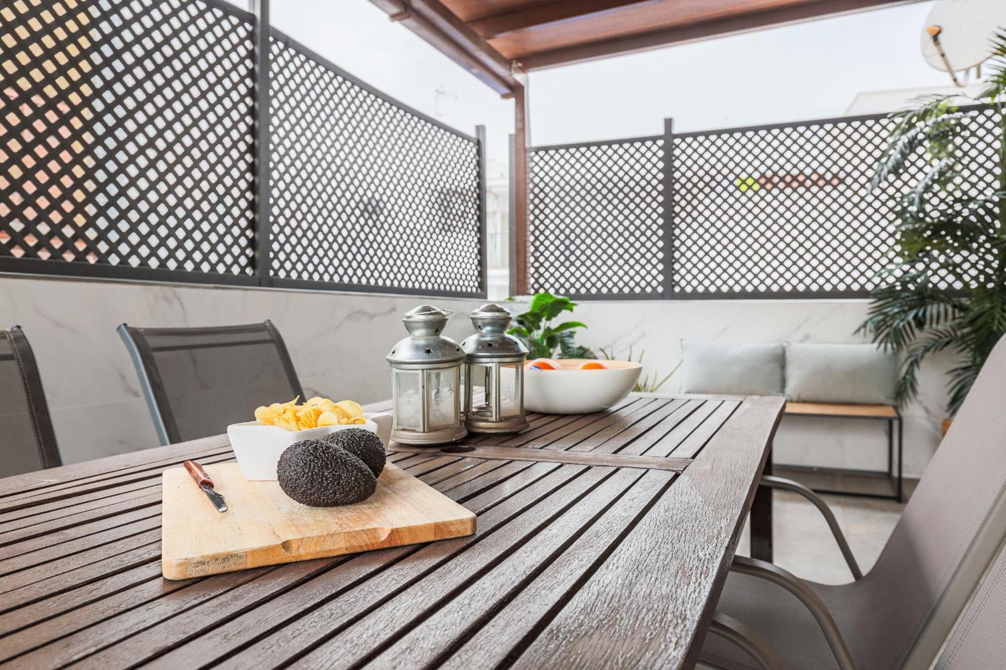 Fantastico Atico 2 Hab Y Gran Terraza Privada Daire Sevilla Dış mekan fotoğraf